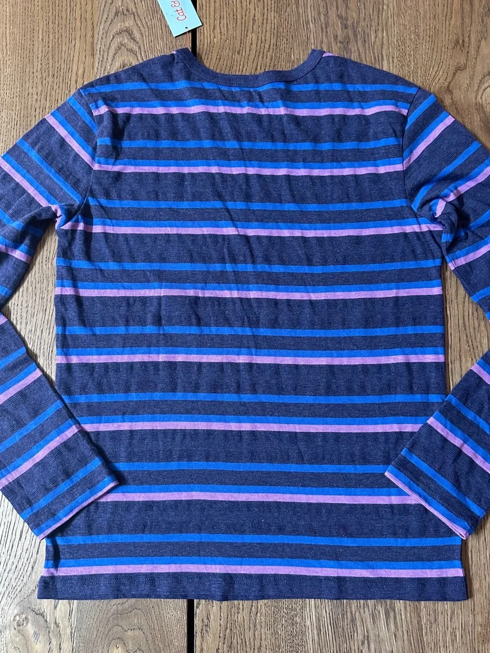 🔥3 FOR $25🔥 Cat & Jack BUNDLE OF 3 Striped Tees Long Sleeve Size X-LARGE (16)